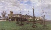 Alfred Sisley, View of Montmartre from the cite des Fleurs